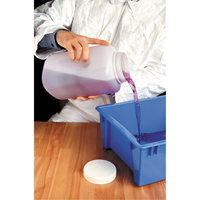 Bottles, Round, 128 fl. oz., Plastic GTA Hardware Inc