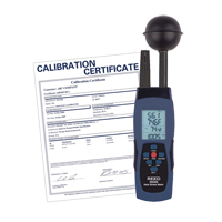 Wet-Bulb Globe Temperature (WBGT) Heat Stress Meter with Calibration Certificate GTA Hardware Inc