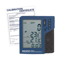 Carbon Monoxide Monitor with Temperature & Humidity with Calibration Certificate GTA Hardware Inc