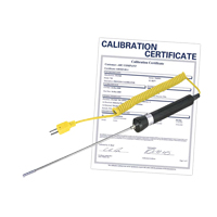 Air/Gas Thermocouple Probe with Calibration Certificate, 900 °C (1652°F) Max. Temp. GTA Hardware Inc