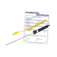 Needle Tip Thermocouple Probe with Calibration Certificate, 600 °C (1112°F) Max. Temp. GTA Hardware Inc