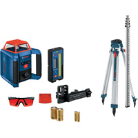 Revolve2000 Self-Leveling Horizontal Rotary Laser Kit, 2000' (609.6 m), 670 Nm GTA Hardware Inc