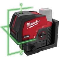 Laser vert &agrave; lignes crois&eacute;es et points d'aplomb M12 sans fil (outil seulement) GTA Hardware Inc
