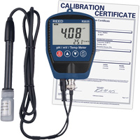 pH/mV-m&egrave;tre avec temp&eacute;rature, comprend un certificat de calibration GTA Hardware Inc