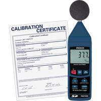 Ensemble sonom&egrave;tre &agrave; enregistrement de donn&eacute;es avec certificat de calibration GTA Hardware Inc