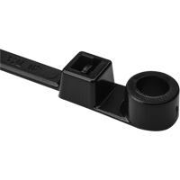 Attache de c&acirc;ble &agrave; vis, Longueur 12-2/5", R&eacute;sistance &agrave; la traction 50 lb, Noir GTA Hardware Inc
