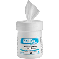 Cleaners & Disinfectants - Genie Plus Chair Cleaner, 7" x 6", 160 Count GTA Hardware Inc
