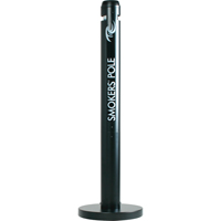 Cendriers Smokers' Pole, Sur pied, Aluminium, Hauteur 41" GTA Hardware Inc