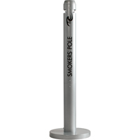 Cendriers Smokers' Pole, Sur pied, Aluminium, Hauteur 41" GTA Hardware Inc