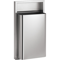 Waste Receptacles, Stainless Steel, 12 US gal. GTA Hardware Inc