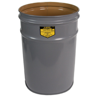 Cease-Fire&reg; Grey Smoking Receptacle Drum GTA Hardware Inc
