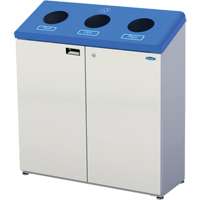 Stations de recyclage autonomes, Vrac, Acier, 53,1 gal. US GTA Hardware Inc