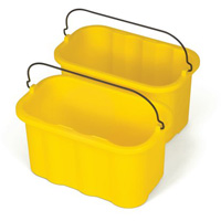 Seau porte-accessoires Executive Series, Capacit&eacute; de 2.5 gal. US (10 pintes), Jaune GTA Hardware Inc