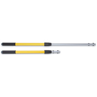 Hygen Quick Connect Short Handle, Aluminum, Quick-Connect Tip, 2" Diameter, 40" Length GTA Hardware Inc