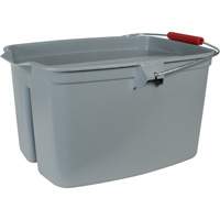 Seau &agrave; double usage, Capacit&eacute; de 5 gal. US (20 pintes), Gris GTA Hardware Inc