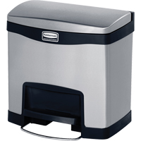 Contenant &agrave; d&eacute;chets Slim Jim , Acier inoxydable, Capacit&eacute; 4 gal. US GTA Hardware Inc