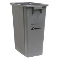 Bac &agrave; d&eacute;chets et de recyclage, Plastique, 16 gal. US GTA Hardware Inc