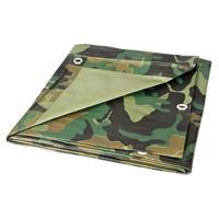 B&acirc;che, Robuste, Camouflage, 6' x 8' x 6 mils GTA Hardware Inc