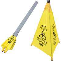"Wet Floor" Pop-Up Safety Cone, Bilingual with Pictogram GTA Hardware Inc