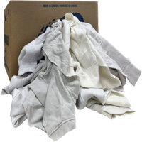 Chiffons de nettoyage, Molleton, Blanc, 20 lb GTA Hardware Inc