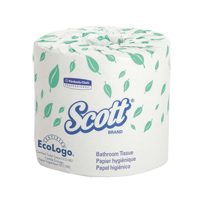 Papier hygi&eacute;nique Scott, 1 Pli, 550 Feuilles/Rouleu, Longueur 403', Blanc GTA Hardware Inc
