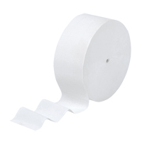 Papier hygi&eacute;nique JRT junior Scott, Rouleau Sans rouleau central, 1 Pli, Longueur 2300', Blanc GTA Hardware Inc
