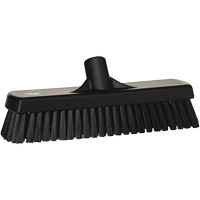 Balai-brosse pour planchers et mur, Crins Ferme, 12", Polyester, Noir GTA Hardware Inc