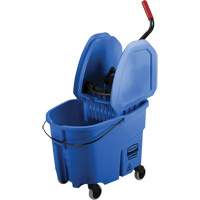 WaveBrake&reg; Mop Bucket & Wringer Combo Pack, Down Press, 8.75 US Gal.(35 Quart), Blue GTA Hardware Inc