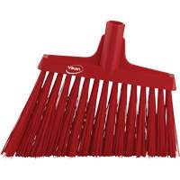 T&ecirc;te de balai oblique, Crins Extra-ferme, 12", Polyester, Rouge GTA Hardware Inc