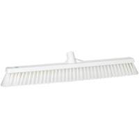 Balai-brosse &agrave; soies combin&eacute;es, Crins Cors&eacute;/Fin, 24", Polyester, Blanc GTA Hardware Inc