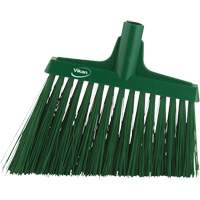 T&ecirc;te de balai oblique, Crins Extra-ferme, 12", Polyester, Vert GTA Hardware Inc