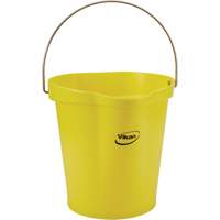 Food Hygiene Bucket, Yellow, 3 US gal. GTA Hardware Inc