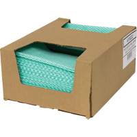 SaniWorks&reg; Choice Counter Cloths, Green/White GTA Hardware Inc