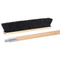 Balai-brosse avec manche &agrave; filetage m&eacute;tallique, 24", Moyen, Soies Tampico GTA Hardware Inc