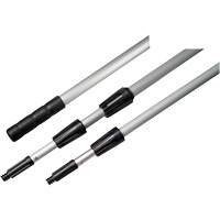 3-Piece Extension Handle, Aluminum, Telescopic, Threaded Taper Tip, 1" Diameter, 360" Length GTA Hardware Inc