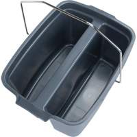 Seau double, Capacit&eacute; de 4,75 gal. US (19 pintes), Gris GTA Hardware Inc