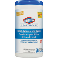 Lingettes d&eacute;sinfectantes &agrave; l'eau de Javel Healthcare, 70 lingettes GTA Hardware Inc