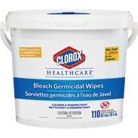 Lingettes d&eacute;sinfectantes &agrave; l'eau de Javel Healthcare, 110 lingettes GTA Hardware Inc