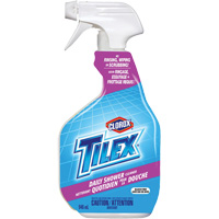Nettoyant quotidien pour la douche Tilex en vaporisateur, 946 ml, Bouteille &agrave; g&acirc;chette GTA Hardware Inc