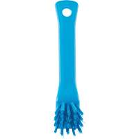 Brush with Scraping Edge, Stiff Bristles, 6" Long, Blue GTA Hardware Inc