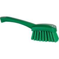 Short-Handled Washing Brush, Soft Bristles, 10-1/2" Long, Green GTA Hardware Inc