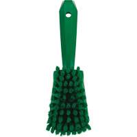 Short-Handled Washing Brush, Soft Bristles, 10-1/2" Long, Green GTA Hardware Inc