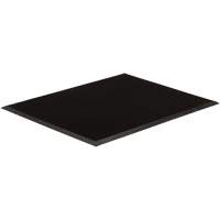 Tapis dentr&eacute;e Gritstop Fingermat, Caoutchouc, Grattoir Type, Motif Style pointe de doigt, 3' x 6', Noir GTA Hardware Inc