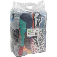 Recycled Material Wiping Rags, Cotton, Mix Colours, 25 lbs. GTA Hardware Inc