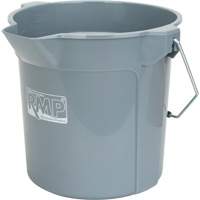 Seau rond avec bec verseur, Capacit&eacute; de 2,64 gal. US (10,57 pintes), Gris GTA Hardware Inc