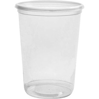 Magik 32 oz. Clear Deli Container without Lid, Plastic, Round GTA Hardware Inc