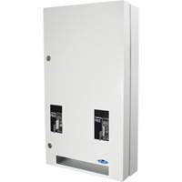 Distributeur double de serviettes et de tampons mont&eacute; en surface GTA Hardware Inc