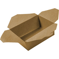 Kraft Take Out Food Containers, Corrugated, Rectangular GTA Hardware Inc