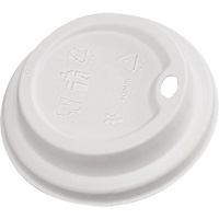 Compostable White Dome Sip Lids GTA Hardware Inc