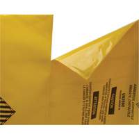 Doublures pour d&eacute;chets dangereux, Amiante, 40" lo x 26" la, 3 mils GTA Hardware Inc